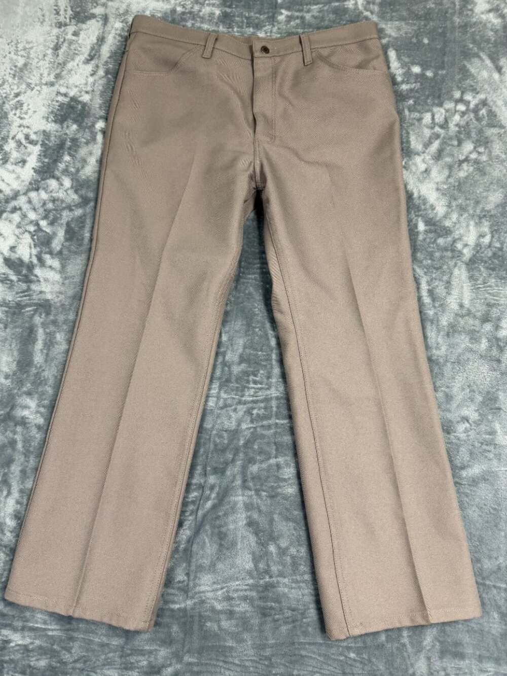 Wrangler Mens Beige Workwear Pants Size 38X29 Durable  Classic Fit
